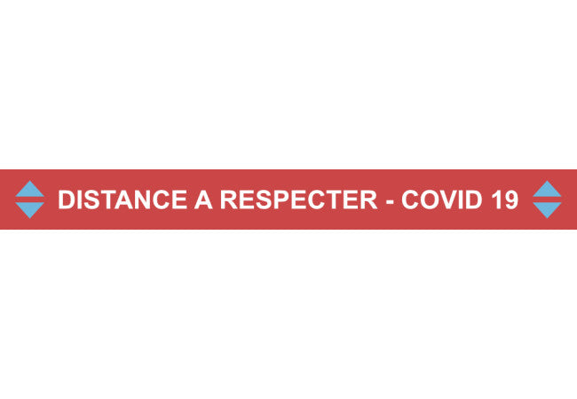 Bande de Distanciation Sociale COVID-19