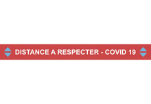 Bande de Distanciation Sociale COVID-19