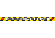 Bande de marquage distances de sécurité - COVID-19