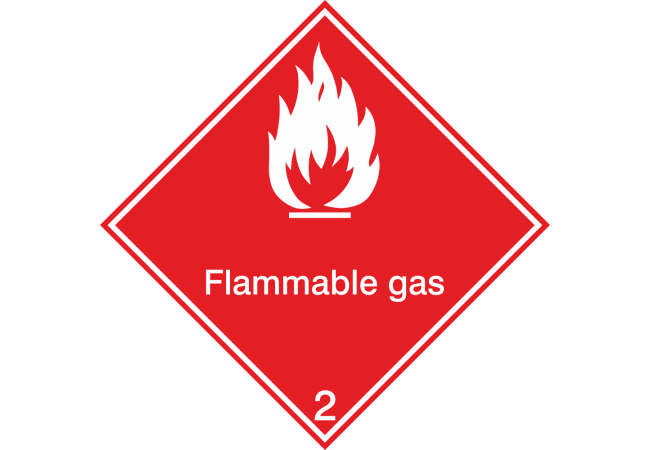 Étiquette Transport Maritime Gaz Combustibles