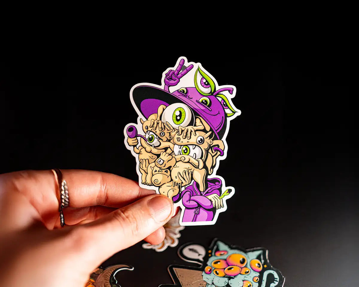 Stickers personnalisés à la forme