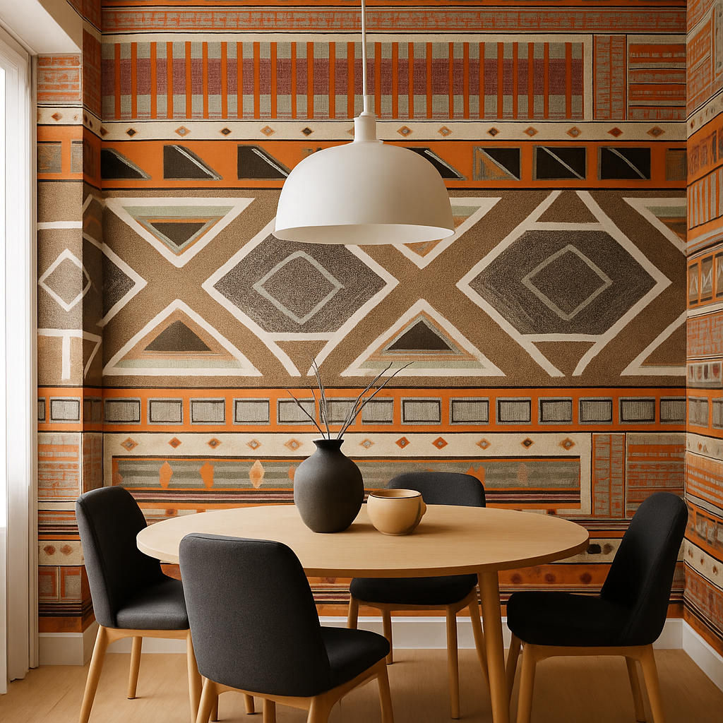 Motifs Tribaux Africains &amp; Géométrie Ethnique Malgache