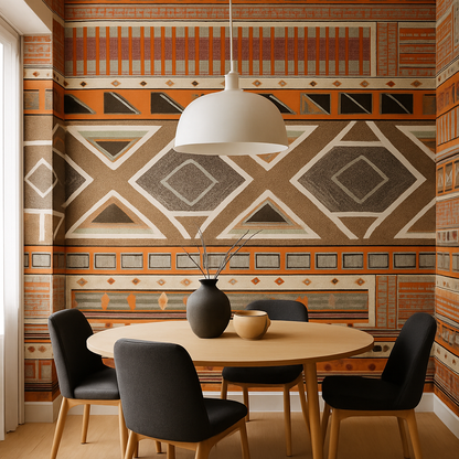 Motifs Tribaux Africains &amp; Géométrie Ethnique Malgache