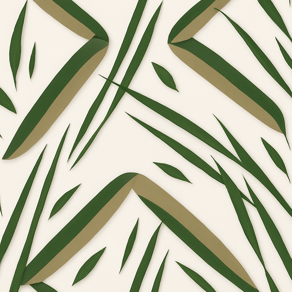 Papier peint abstrait formes géométriques tropicales