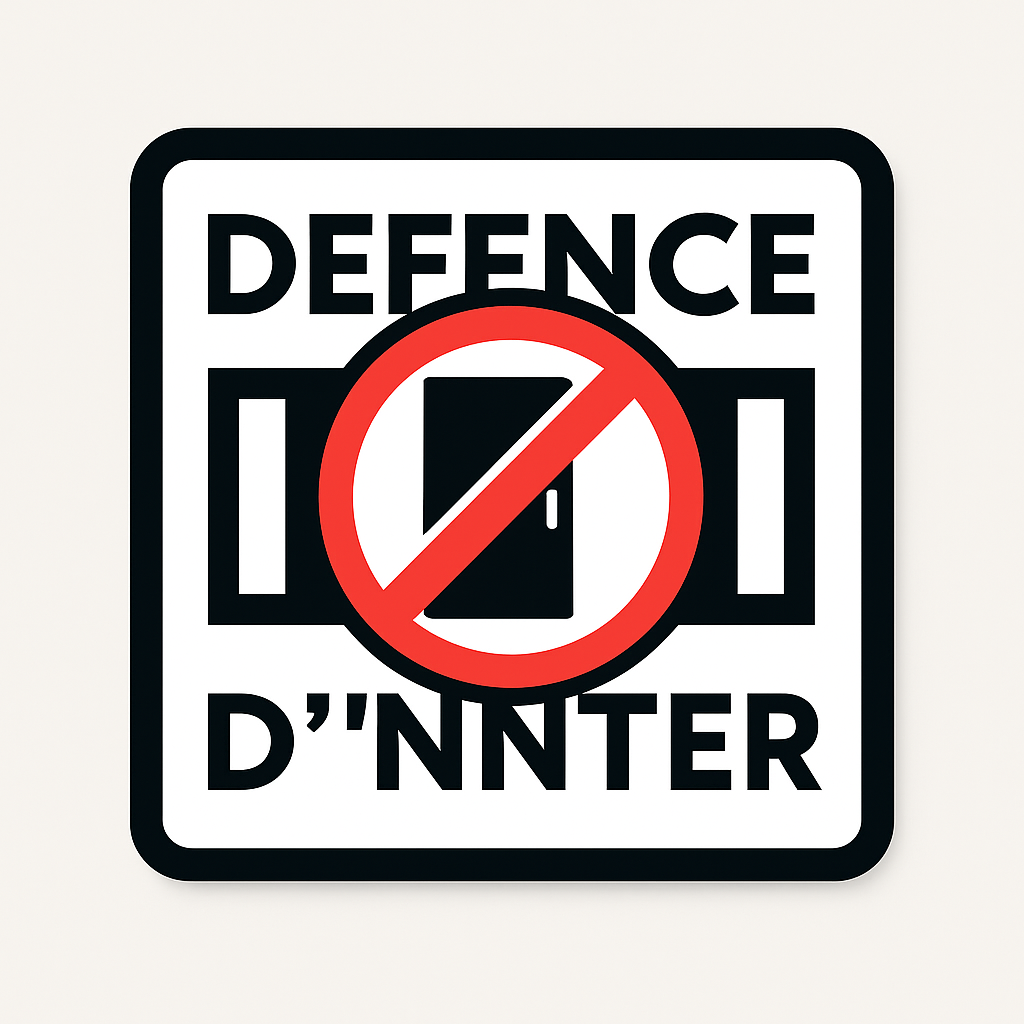 Sticker Stop Viol - Sensibilisation & Respect