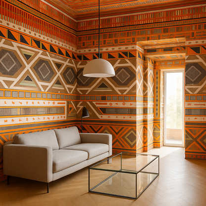 Motifs Tribaux Africains &amp; Géométrie Ethnique Malgache