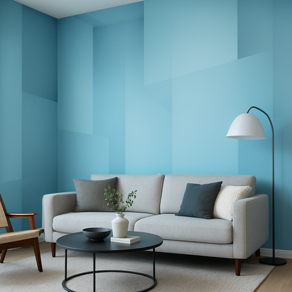 Papier peint géométrique moderne aux dégradés subtils