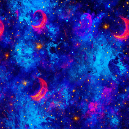 Papier Peint Motif Astral Élégant
