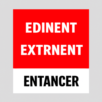 Sticker Défense d'Entrer 10x10 cm