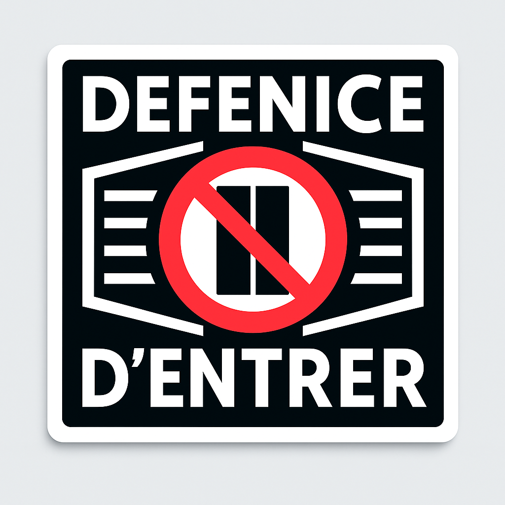 Sticker Stop Viol - Message de Sensibilisation