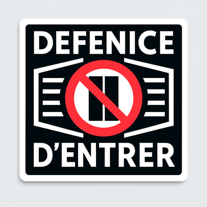 Sticker Stop Viol - Message de Sensibilisation