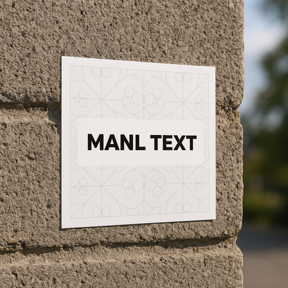 Sticker message personnalisé - Design élégant