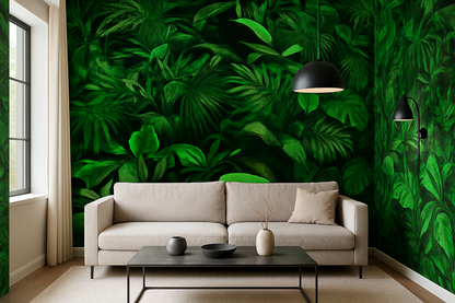 Décoration Jungle Tropicale avec Feuillage Exotique