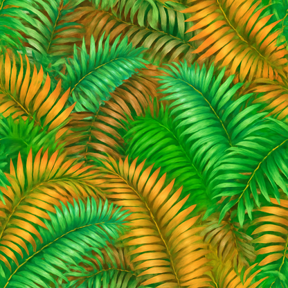 Papier Peint Feuillage Tropical Luxuriant