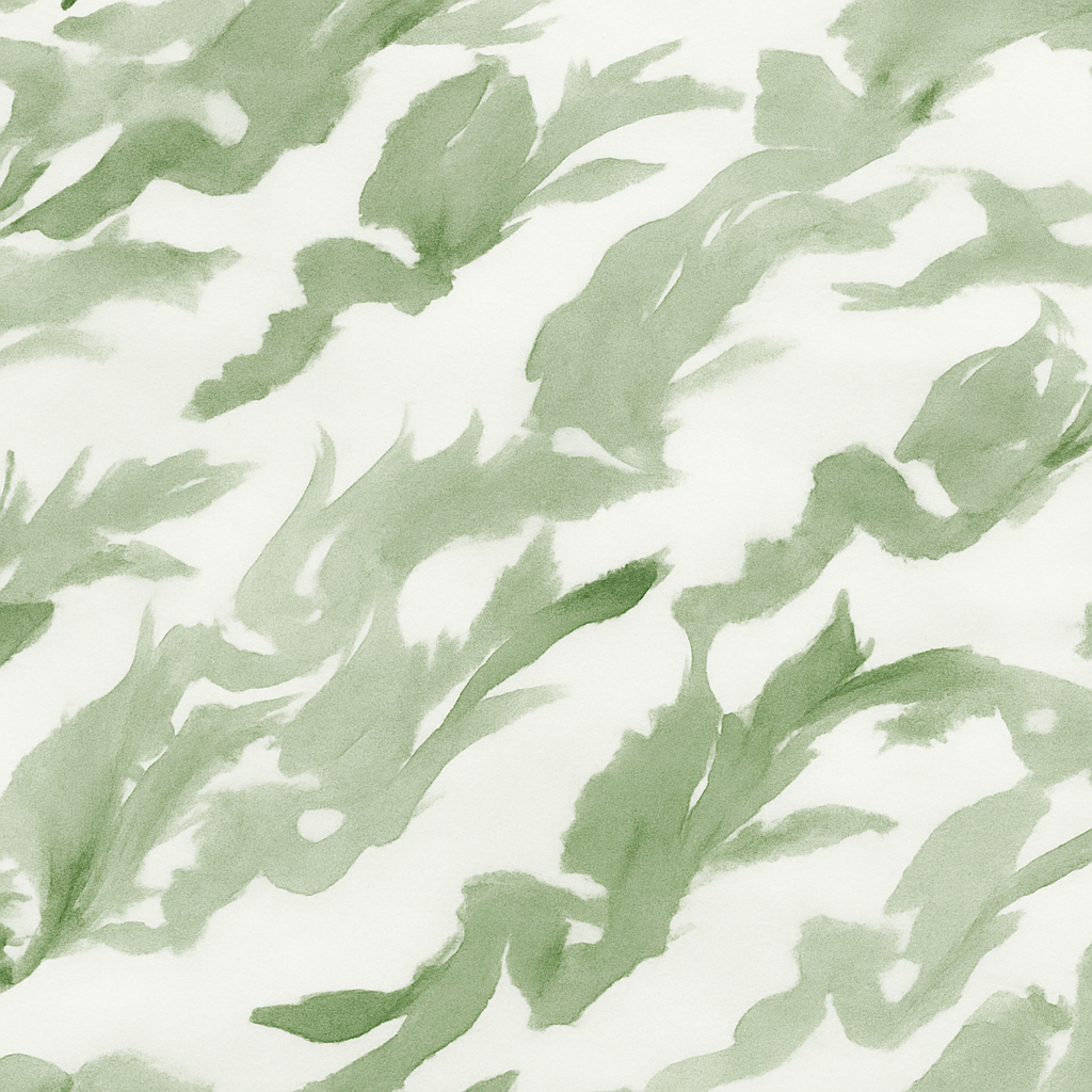 Papier peint Oliviers aquarelle abstraite