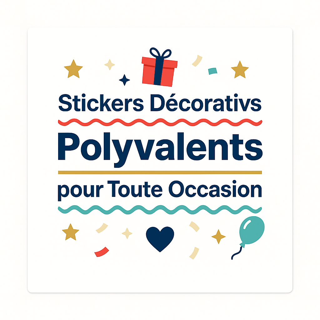 Sticker Polyvalent - Décoratif pour Toute Occasion