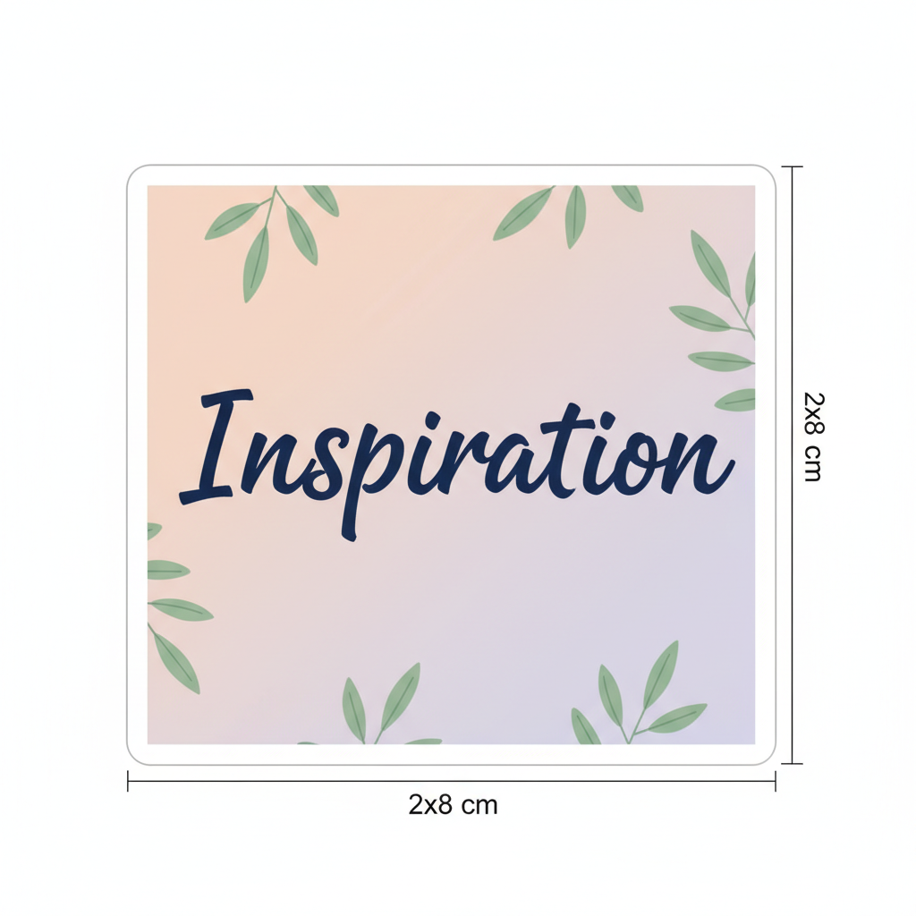 Sticker Inspiration - Design Motivateur
