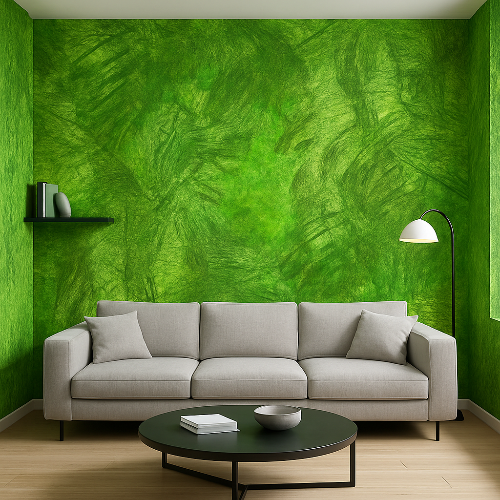 Papier peint jungle tropicale avec cascade