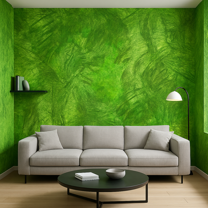 Papier peint jungle tropicale avec cascade
