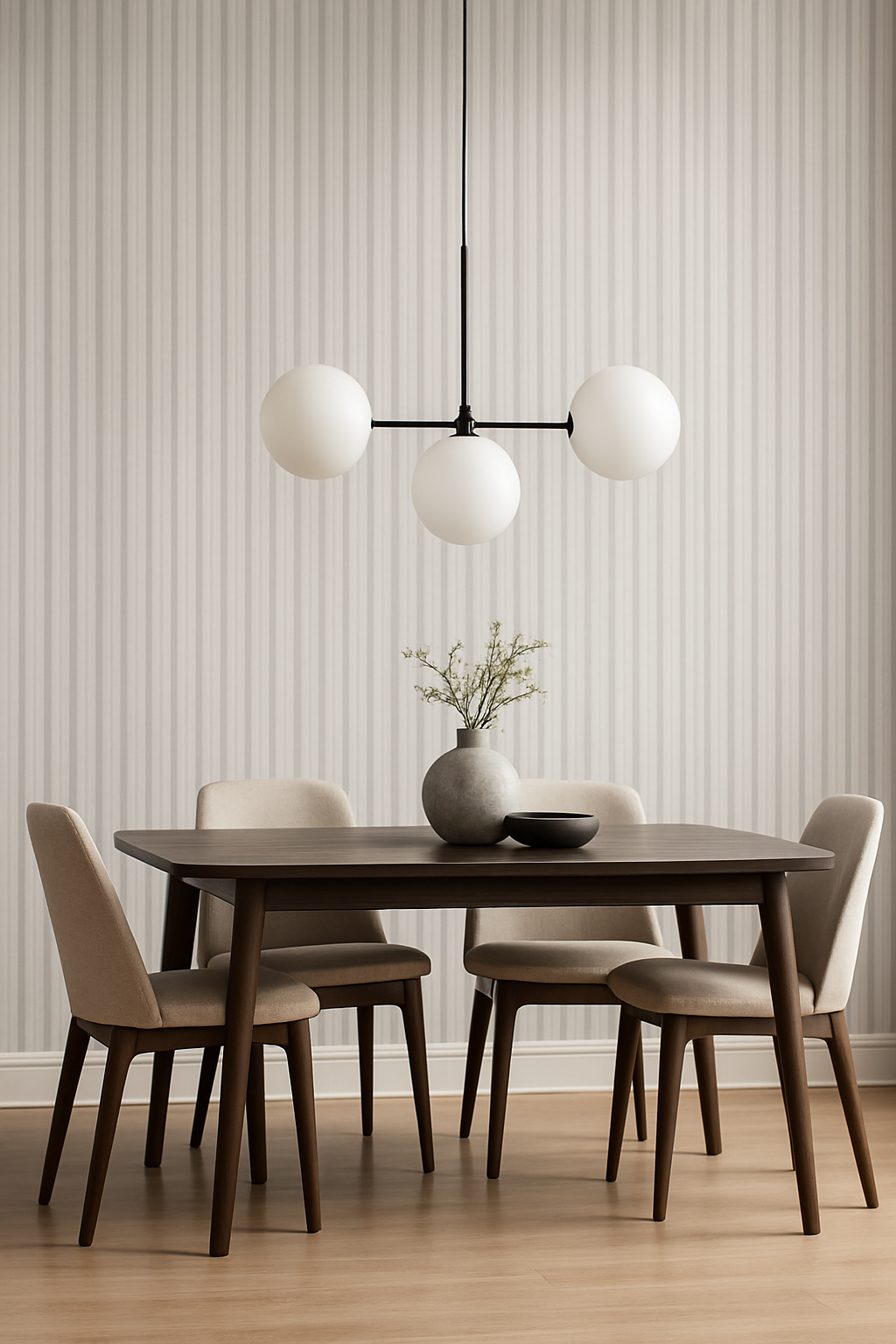 Tapisserie Premium à Texture Mate aux Reflets Métalliques Contemporains