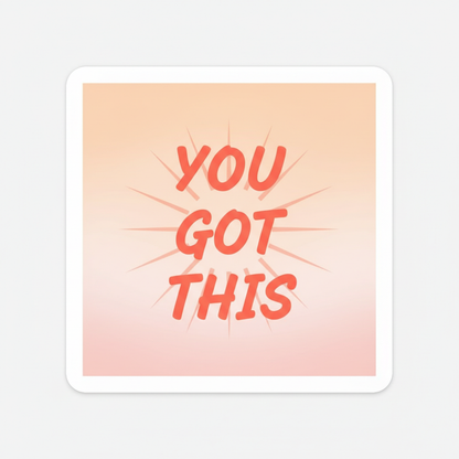 Sticker Motivation Positive - Citation Inspirante