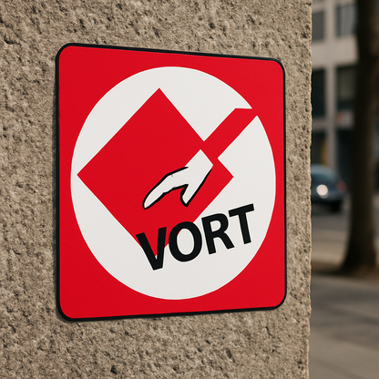 Sticker Voiture Stop - Signal Clair et Impactant