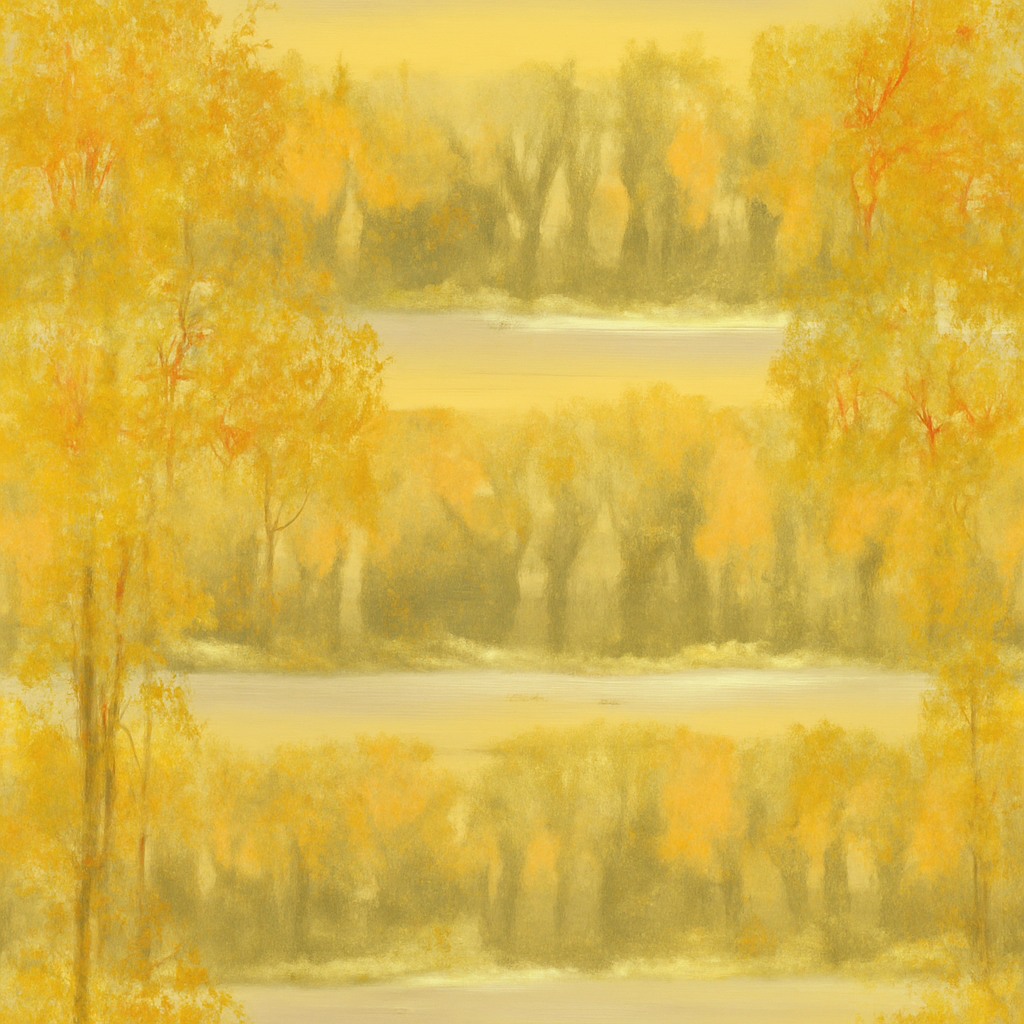 Papier Peint Paysage Automnal Texturé