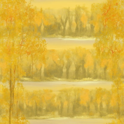 Papier Peint Paysage Automnal Texturé