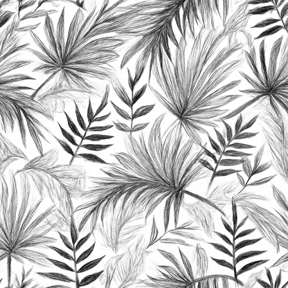 Papier peint Tropiques en Dessin à l'encre
