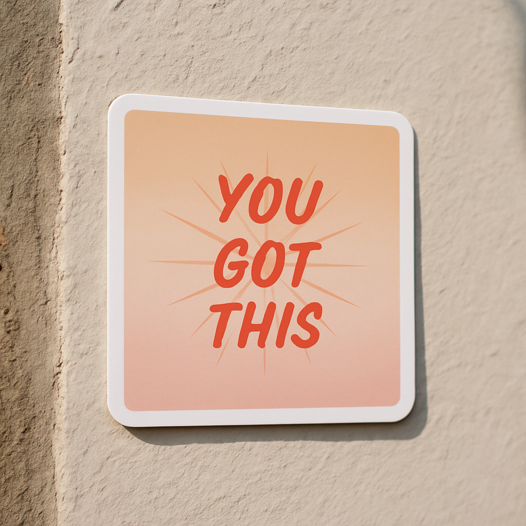 Sticker Motivation Positive - Citation Inspirante