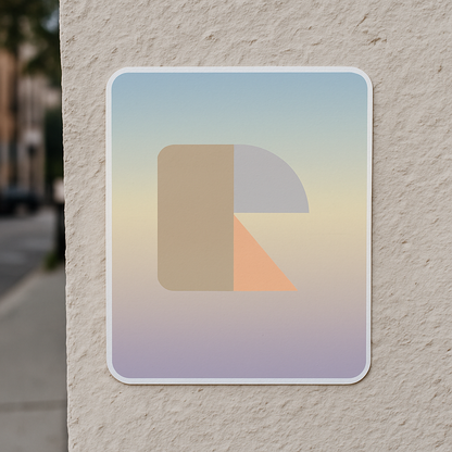 Sticker Personnalisable Sans Texte - Design Minimaliste