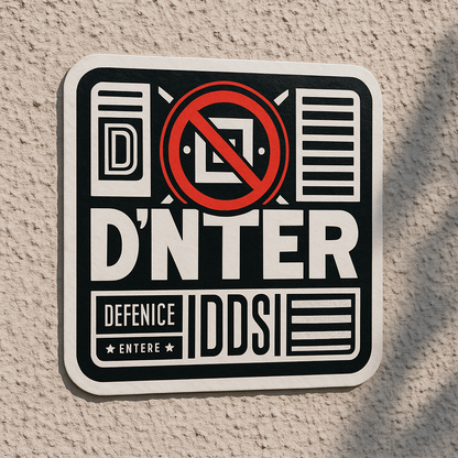 Sticker « Voiture stop » - Panneau & Auto