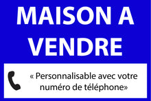 Panneau Personnalisable Immobilier Maison à vendre