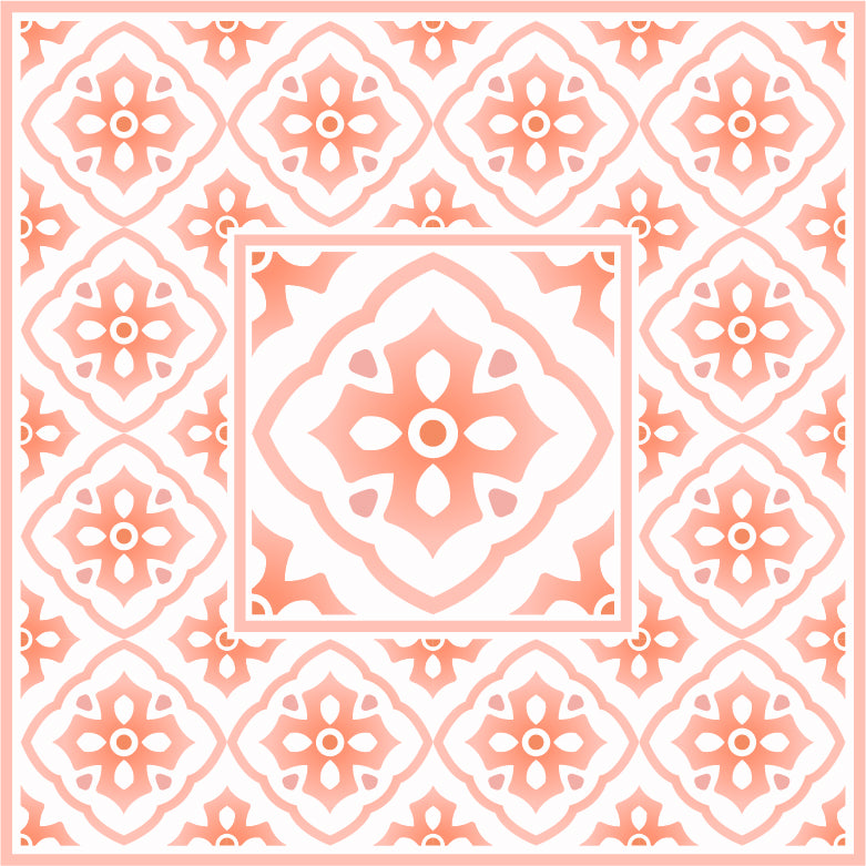 ADHÉSIF CARRELAGE - DÉCORATION DE CARREAUX CIMENT - CARREAU MOTIFS MAROCAINS