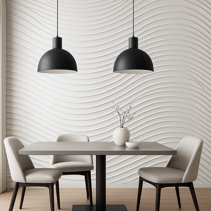 Tapisserie Premium Texture Mate Métallique Contemporaine
