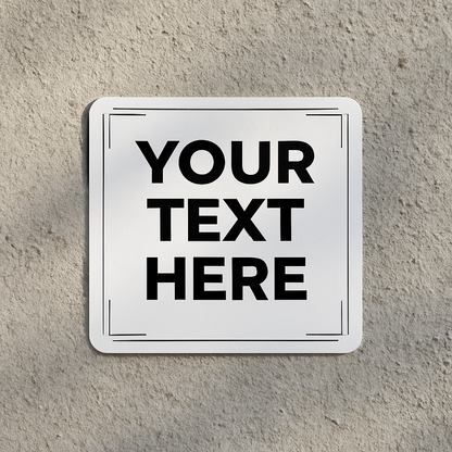 Sticker à message personnalisé - Design unique