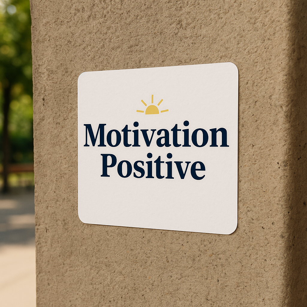 Sticker Motivation Positive - Citation Inspirante