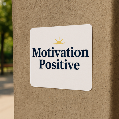 Sticker Motivation Positive - Citation Inspirante