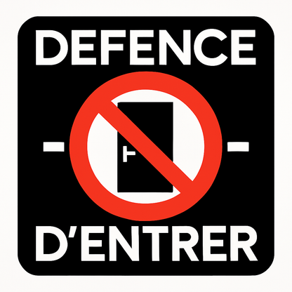 Sticker Stop Viol - Sensibilisation & Respect