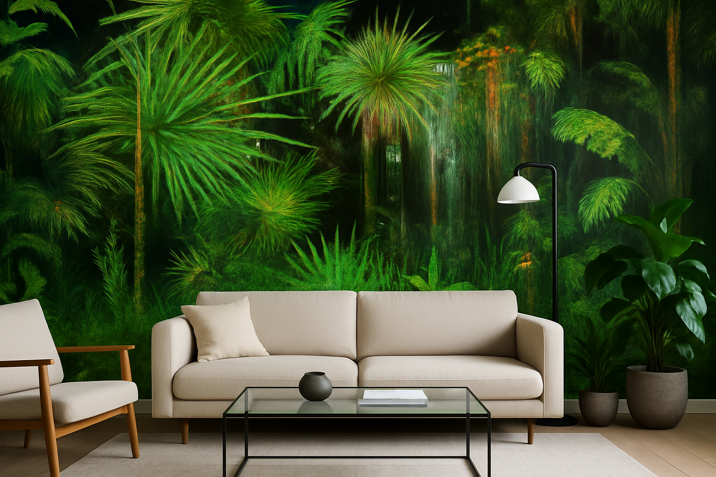 Papier Peint Jungle Tropicale Panoramique