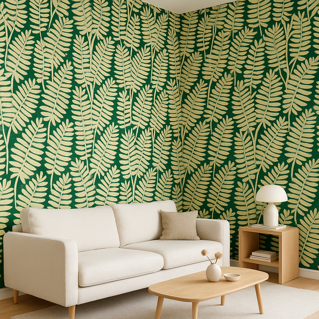 Papier peint arbres tropicaux