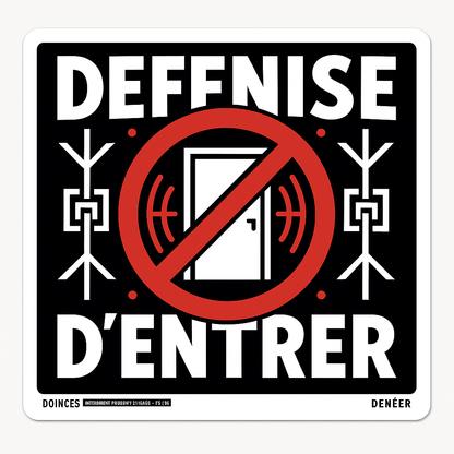 Sticker Bonnes Ondes - Énergie Positive