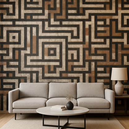 Papier Peint Style Brut et Authentique pour Intérieur Industriel