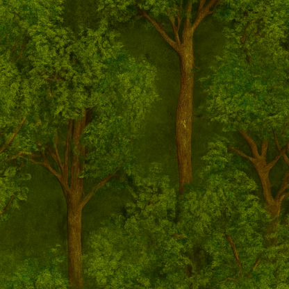 Papier Peint Imitation Forêt de Feuillus