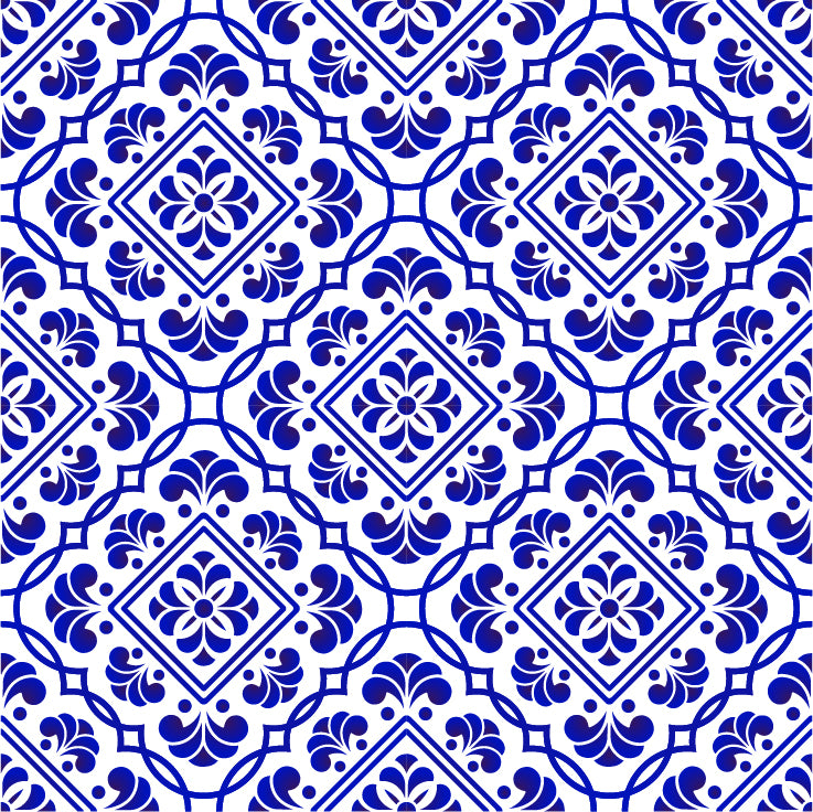 ADHÉSIF CARRELAGE - DÉCORATION DE CARREAUX - CARREAU BLEU