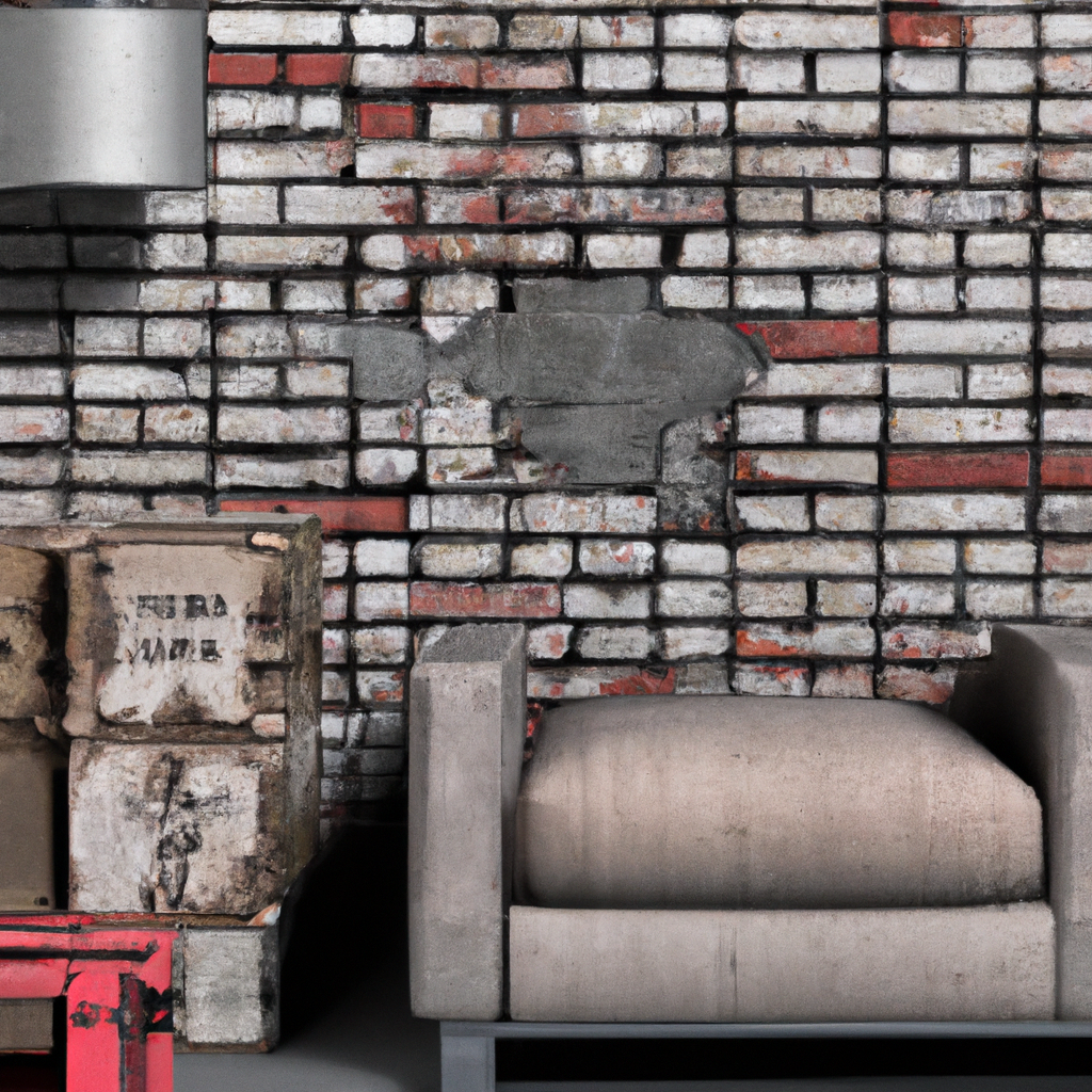 Papier Peint Effet Béton et Brique Style Loft New-Yorkais