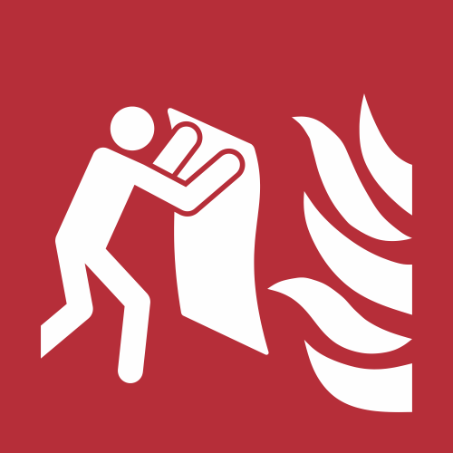 Panneau F016 Couverture Anti-Feu ISO 7010