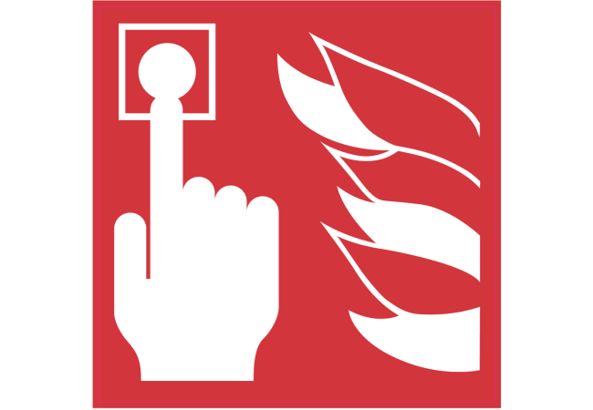Sticker Alarme Incendie – Signalétique de Sécurité