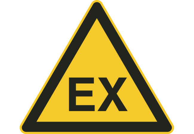 Sticker Atmosphère Explosive - Signalétique de Danger