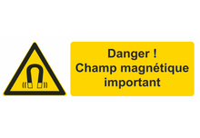Sticker Avertissement Champ Magnétique Intense